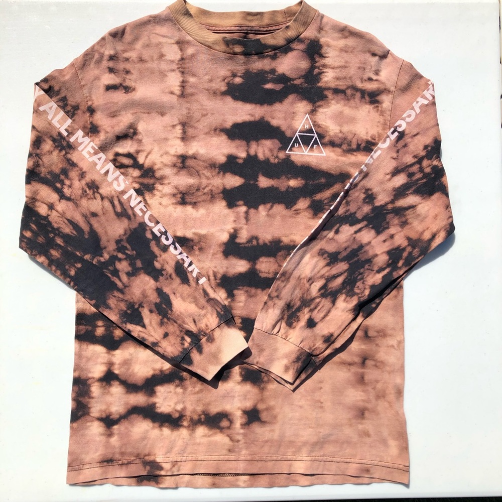Huf Custom Bleached Long Sleeve
